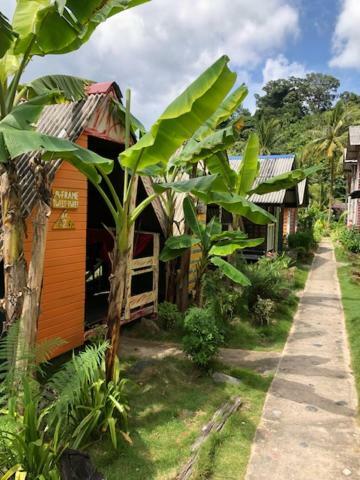 Beach Shack Chalet - Garden View Aframe Small Unit Kampong Juara Kültér fotó