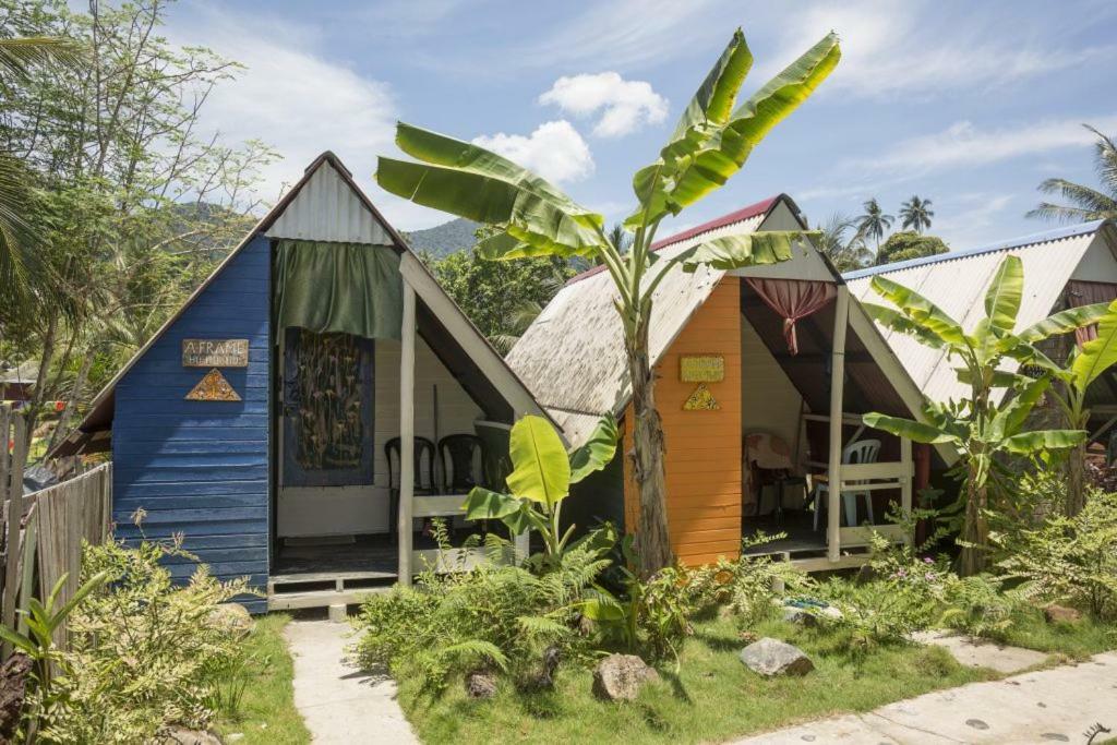 Beach Shack Chalet - Garden View Aframe Small Unit Kampong Juara Kültér fotó